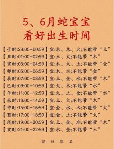 屬蛇的幾月出生最好