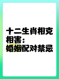 戀人夫妻屬相相害該如何化解