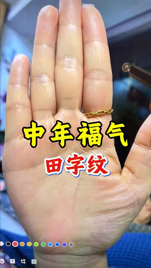 一臉福相的女孩手相