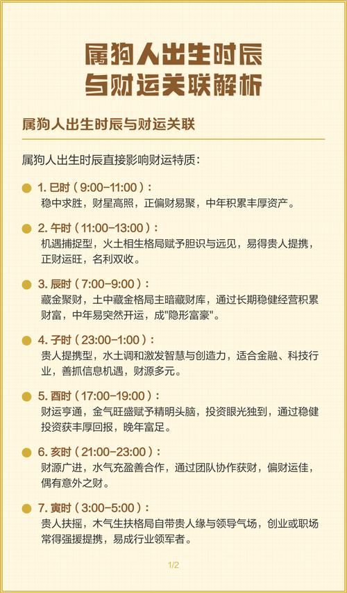 屬狗的什么月份出生最好 屬狗的什么時辰出生最好命