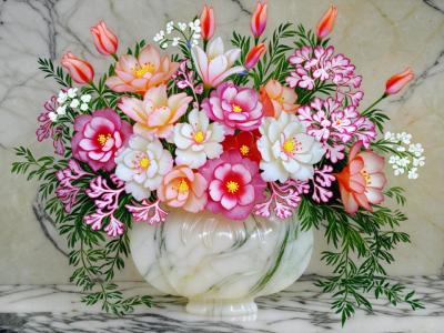 旺桃花風水物擺件  鮮花一見鐘情