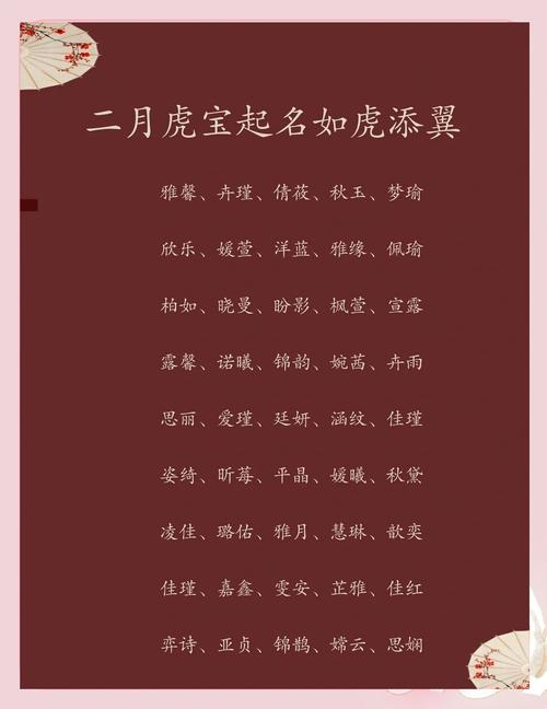 2022年農歷7月出生的虎寶寶取名 沉穩大氣的虎寶寶名字