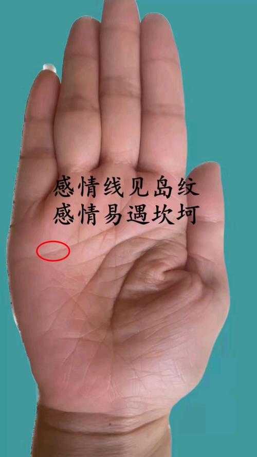 感情線中斷或有島形紋預示了什么?