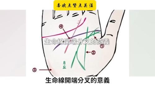 生命線分叉好不好 生命線分叉手相詳解