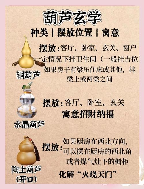 葫蘆風水禁忌有哪些，不宜過多是其一