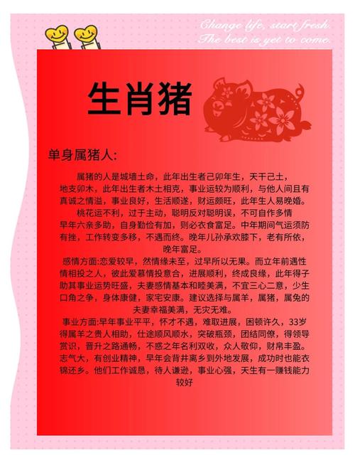 47年屬豬女在2025年的全年運(yùn)勢(shì)及每月運(yùn)勢(shì) 47年屬豬女在2025年的全年運(yùn)勢(shì)