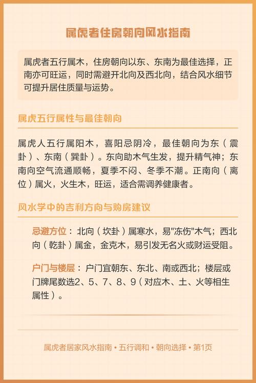 屬虎的風(fēng)水招財(cái)方法布局 屬虎適合住幾樓吉利