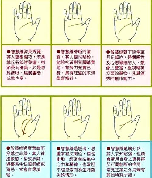 智慧線前面深后面淺 是何寓意