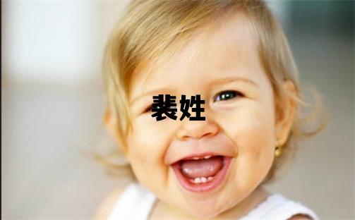 裴姓大氣文雅的女孩名字
