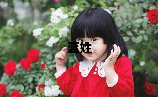 藍姓洋氣的男寶寶名字