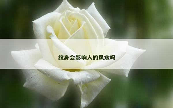 紋身會影響人的風水嗎 紋身會影響人的風水嗎