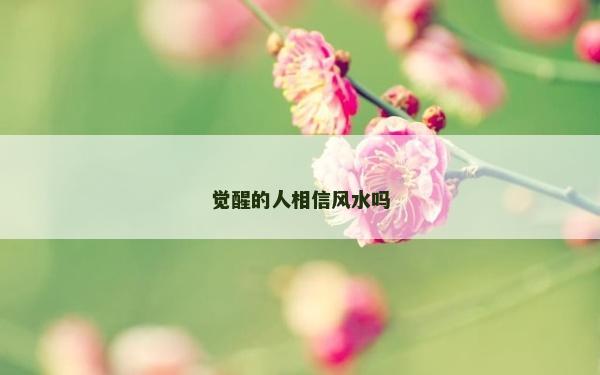 覺(jué)醒的人相信風(fēng)水嗎