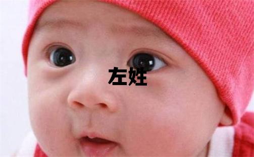 左姓朗朗上口的女寶寶名字