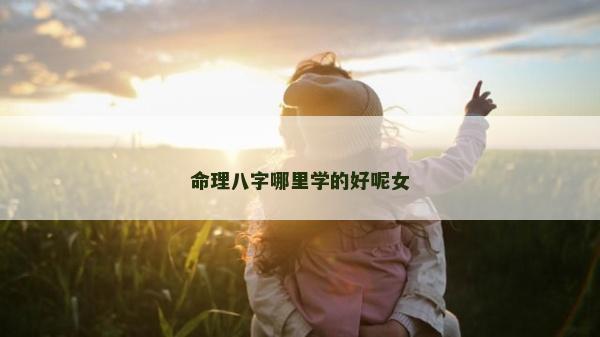 命理八字哪里學(xué)的好呢女