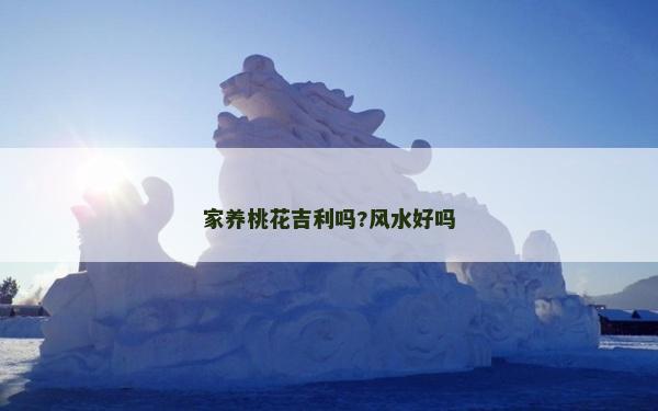 家養桃花吉利嗎?風水好嗎