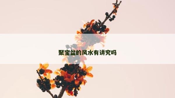 聚寶盆的風水有講究嗎 聚寶盆的風水有講究嗎