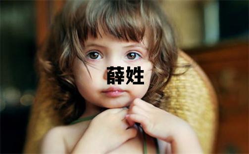 薛姓有涵養的女孩名字