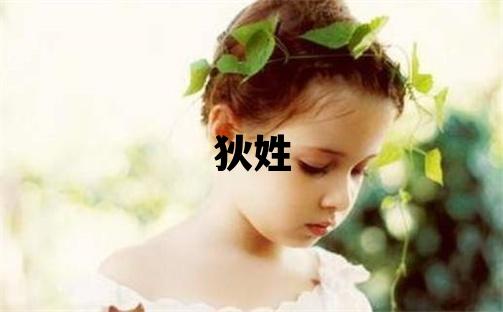 狄姓有氣質(zhì)的女孩名字